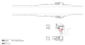 京阪 千林駅/№5-190№190駅看板・駅広告、位置図