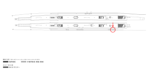 京阪　守口市駅／№2-520№520駅看板・駅広告、位置図