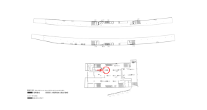 京阪 大和田駅/№6-100№100駅看板・駅広告、位置図