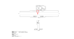 京阪　村野駅／№2-150№150駅看板・駅広告、位置図