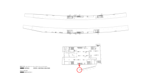 京阪　大和田駅／№5-100№100駅看板・駅広告、位置図