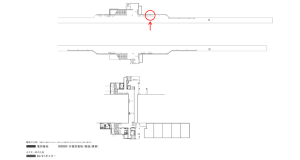 京阪　滝井駅／№1-230№230駅看板・駅広告、位置図