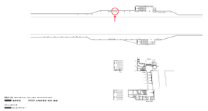 京阪 千林駅/№1-190№190駅看板・駅広告、位置図