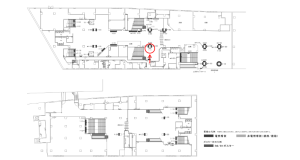京阪　守口市駅／№4-501№501駅看板・駅広告、位置図