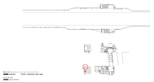 京阪　千林駅／№4-180№180駅看板・駅広告、位置図