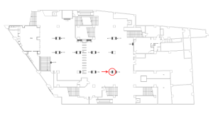 京阪　西三荘駅／№3-131№131駅看板・駅広告、位置図