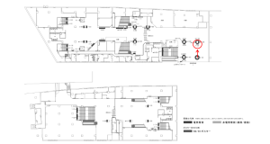 京阪　守口市駅／№4-370№370駅看板・駅広告、位置図