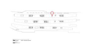 京阪　枚方市駅／№1-240№240駅看板・駅広告、位置図