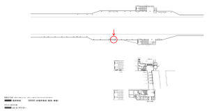 京阪 千林駅/№2-150№150駅看板・駅広告、位置図