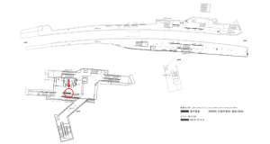 京阪　光善寺駅／№4-110№110駅看板・駅広告、位置図