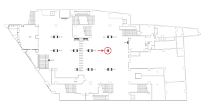 京阪 西三荘駅/№3-121№121駅看板・駅広告、位置図