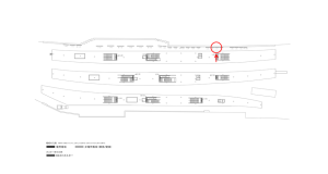 京阪　枚方市駅／№1-270№270駅看板・駅広告、位置図