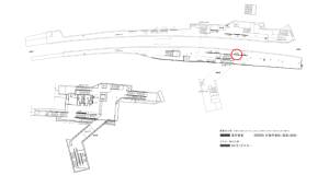 京阪　光善寺駅／№2-180№180駅看板・駅広告、位置図