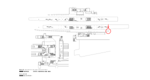 京阪　香里園駅／№4-460№460駅看板・駅広告、位置図