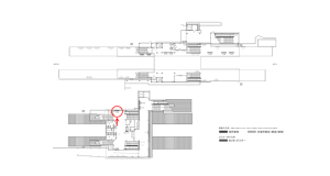 京阪　交野市駅／№3-100№100駅看板・駅広告、位置図