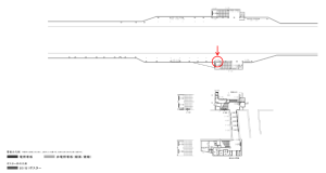 京阪　千林駅／№2-210№210駅看板・駅広告、位置図