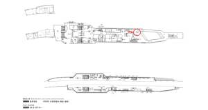 京阪　寝屋川市駅／№7-130№130駅看板・駅広告、位置図