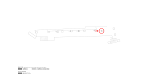 京阪　枚方市駅／№5-011№011駅看板・駅広告、位置図