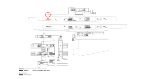 京阪　香里園駅／№3-170№170駅看板・駅広告、位置図