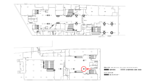 京阪　守口市駅／№4-300№300駅看板・駅広告、位置図