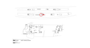 京阪 萱島駅/№2-121№121駅看板・駅広告、位置図