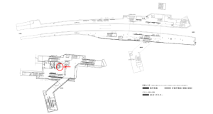 京阪　光善寺駅／№3-110№110駅看板・駅広告、位置図