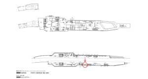 京阪　寝屋川市駅／№2-150№150駅看板・駅広告、位置図