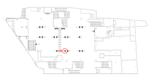 京阪 西三荘駅/№3-151№151駅看板・駅広告、位置図