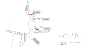 京阪　門真市駅／№5-300№300駅看板・駅広告、位置図
