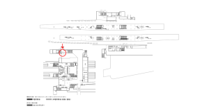 京阪　香里園駅／№7-200№200駅看板・駅広告、位置図