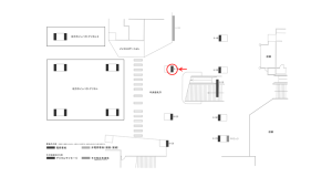 京阪　枚方市駅／№6-110№110駅看板・駅広告、位置図