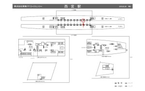 阪神　西宮駅／№1-17-03№03、位置図
