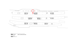 京阪　枚方市駅／№1-170№170駅看板・駅広告、位置図