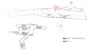 京阪　光善寺駅／№1-170№170駅看板・駅広告、位置図