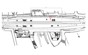 阪神　甲子園駅／№1-07-5№5、位置図