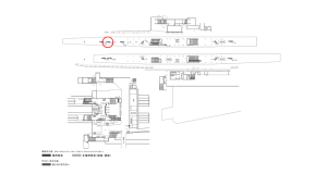 京阪　香里園駅／№1-090№090駅看板・駅広告、位置図
