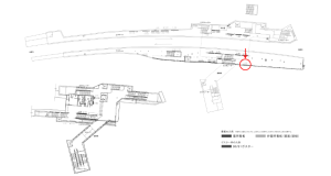 京阪　光善寺駅／№2-130№130駅看板・駅広告、位置図