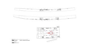 京阪　大和田駅／№6-170№170駅看板・駅広告、位置図