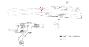京阪　光善寺駅／№1-240№240駅看板・駅広告、位置図