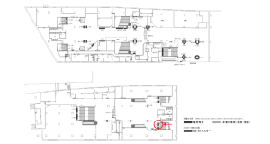 京阪　守口市駅／№2-110№110駅看板・駅広告、位置図