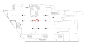京阪　西三荘駅／№3-141№141駅看板・駅広告、位置図