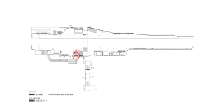 京阪　枚方公園駅／№2-210№210駅看板・駅広告、位置図
