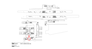 京阪　香里園駅／№4-650№650駅看板・駅広告、位置図