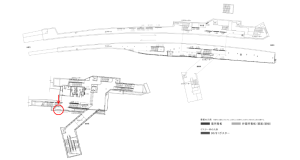 京阪　光善寺駅／№3-120№120駅看板・駅広告、位置図