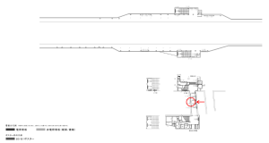 京阪　千林駅／№5-210№210駅看板・駅広告、位置図