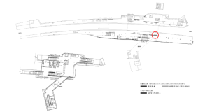 京阪　光善寺駅／№2-190№190駅看板・駅広告、位置図