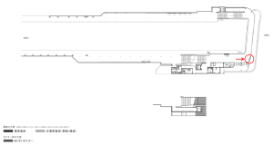京阪　土居駅／№5-170№170駅看板・駅広告、位置図