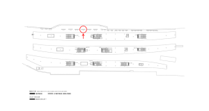 京阪　枚方市駅／№1-160№160駅看板・駅広告、位置図