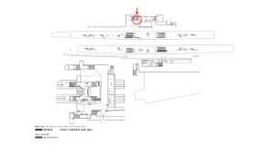 京阪　香里園駅／№7-130№130駅看板・駅広告、位置図