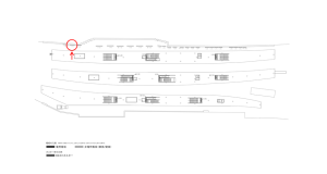 京阪　枚方市駅／№1-110№110駅看板・駅広告、位置図